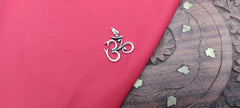 Oxidized 92.5 Silver OM Pendent