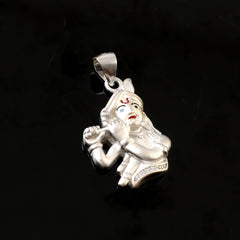 STERLING 92.5 SILVER LORD KRISHNA PENDENT