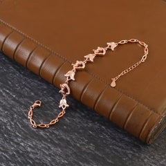 Rose Gold Heart ladies Bracelet