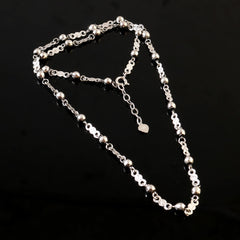 Sterling 92.5 silver Rhodium Ladies Chain