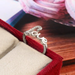 Sterling 92.5 CZ Love Ladies Ring