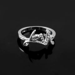 Sterling 92.5 silver Love Ring