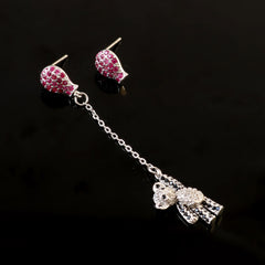 Sterling 92.5 Teddy Tops Earring