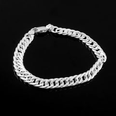 Sterling 92.5 Silver Chain Bracelet for Men