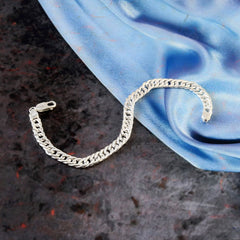 Sterling 92.5 Silver Chain Bracelet for Men