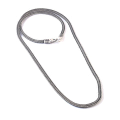 Oxidized 92.5 Silver Chain for Men