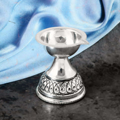 Oxidized 92.5 Silver Aligant pooja Diya