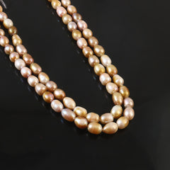 Fresh Water Rice Pearl String in Multi Colour