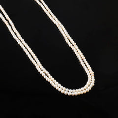 Fresh Water Round  Pearl In 4 mm String